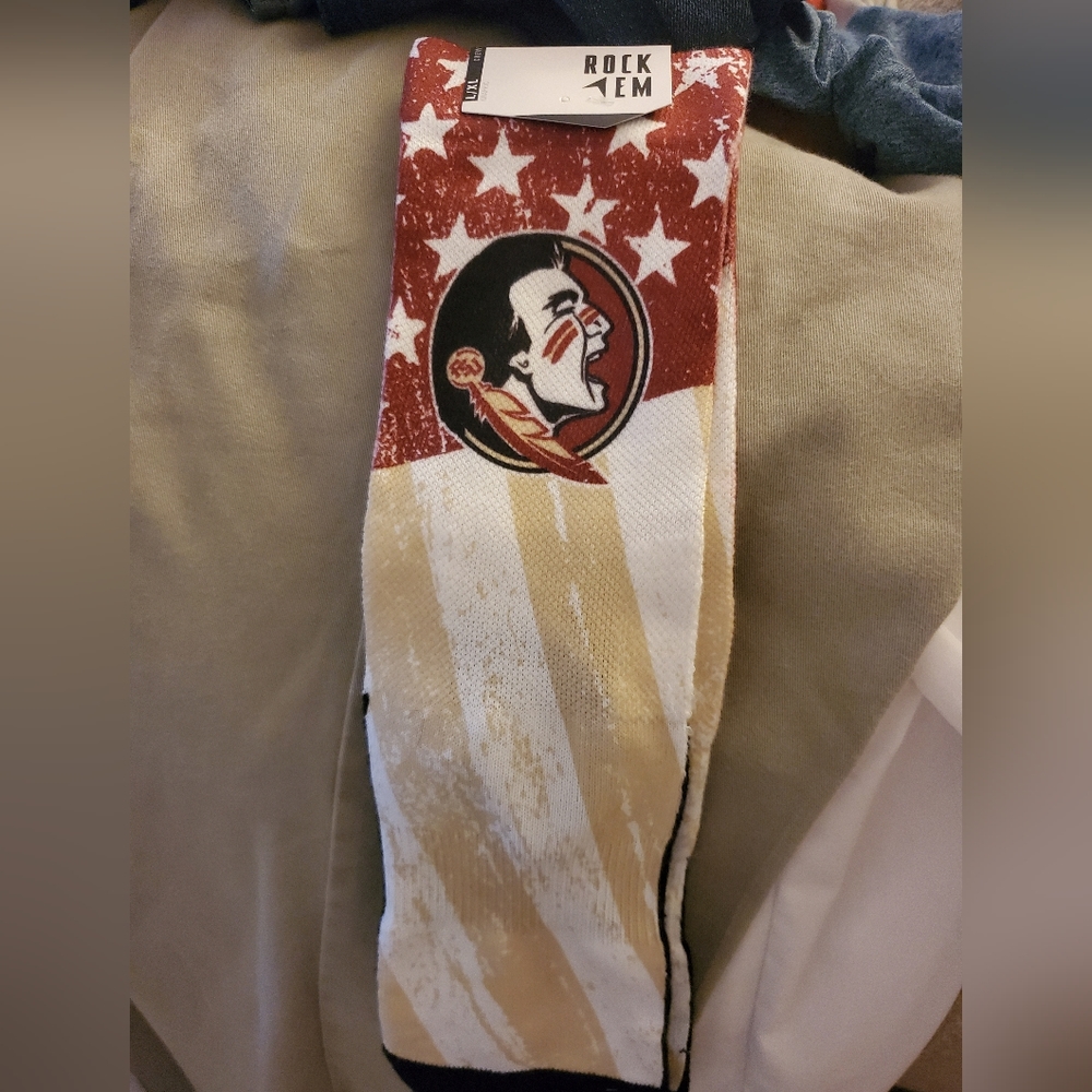 Brand new Men's FSU socks
